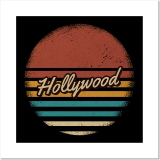 Hollywood Vintage Text Posters and Art